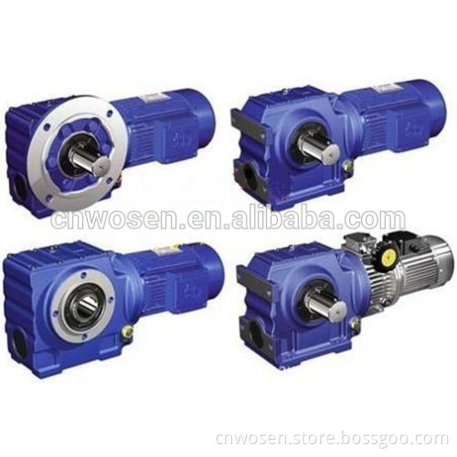 K series foot mounted solid geared motor